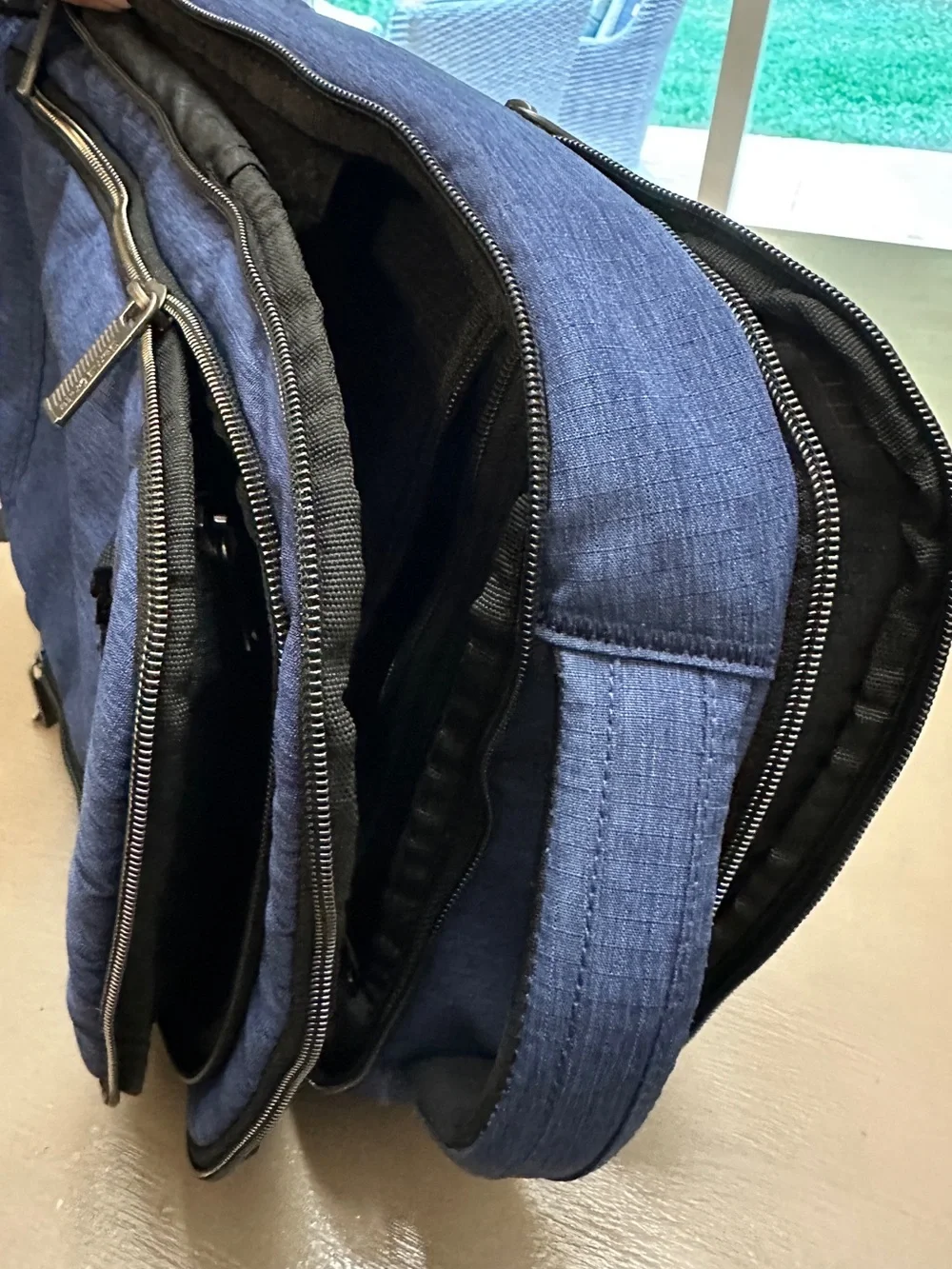 Samsonite Modern Utility Small Laptop Backpack Blue Heather Travel College Bag⁠